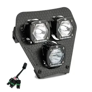 Baja Designs 38-7015 KTM Triple S1 “Hydra” (D/C) LED Headlight Kit w/ Hi-Low Harness