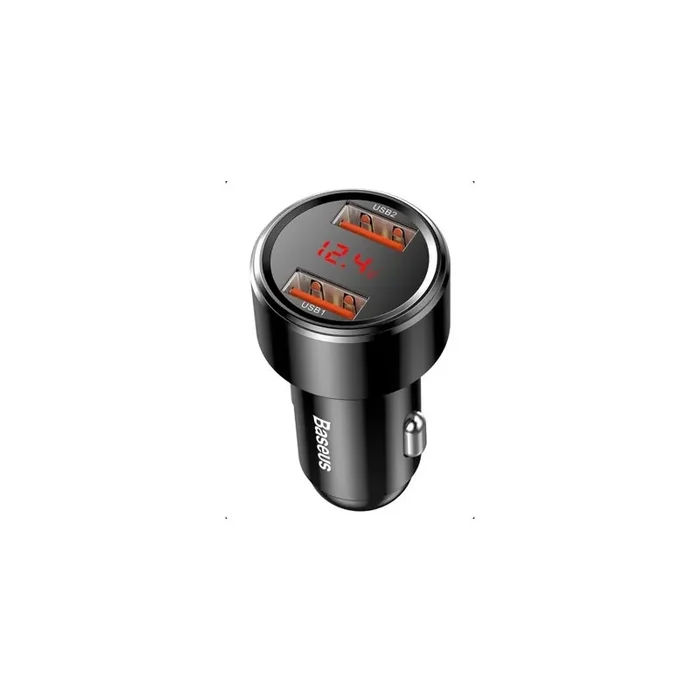 Baseus CCMLC20A-01 In-car charger QC 3.0, Black