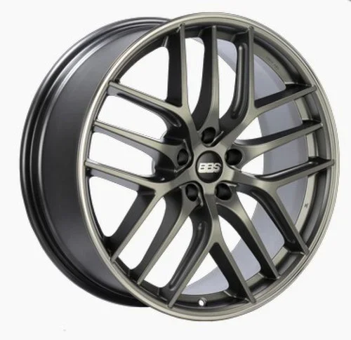 BBS CC-R 19×8.5 5×114.3 ET30 Satin Platinum Polished Rim Protector Wheel -82mm PFS/Clip Required bbsCC2102PPO