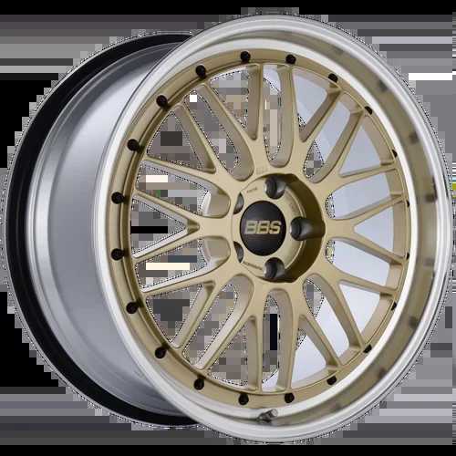BBS LM 20×9.5 5×114.3 ET40 CB66 Gold Center Diamond Cut Lip Wheel bbsLM238GPK
