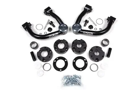 BDS Suspension BDS023410 2021-2025 Ford Bronco 2&4 Door 4″ Suspension Lift Kit, 3″ Rear, Spacer (Base Sho
