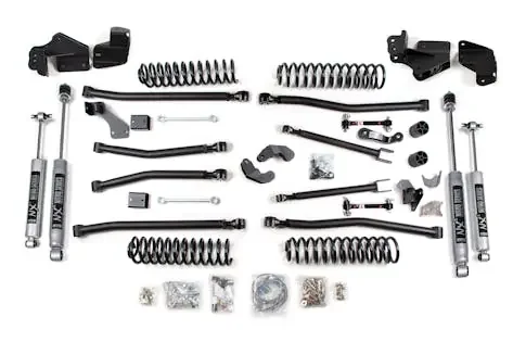 BDS Suspension BDS1420H 2007-18 Jeep JK Rubi 2Dr 4″ Long Arm Kit