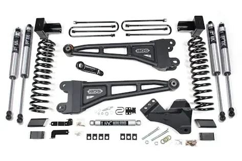 BDS Suspension BDS1575FS 17-19 F350 DRW 4″ Radius Arm Lift Kit – Diesel – Fox