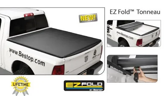 Bestop 16146-01 EZ Fold™ Soft Tri-Fold Tonneau Cover