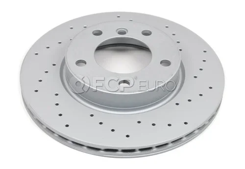 BMW Drilled Brake Disc – Zimmermann 34116864060