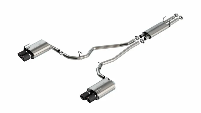 Borla Exhaust 2020-2025 Ford Explorer ST S-Type Cat-Back Exhaust – Carbon Fiber Tips – Bright