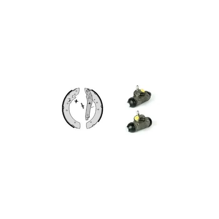 BREMBO STANDARD KIT H 61 026 Brake Shoe Set Ø 255mm