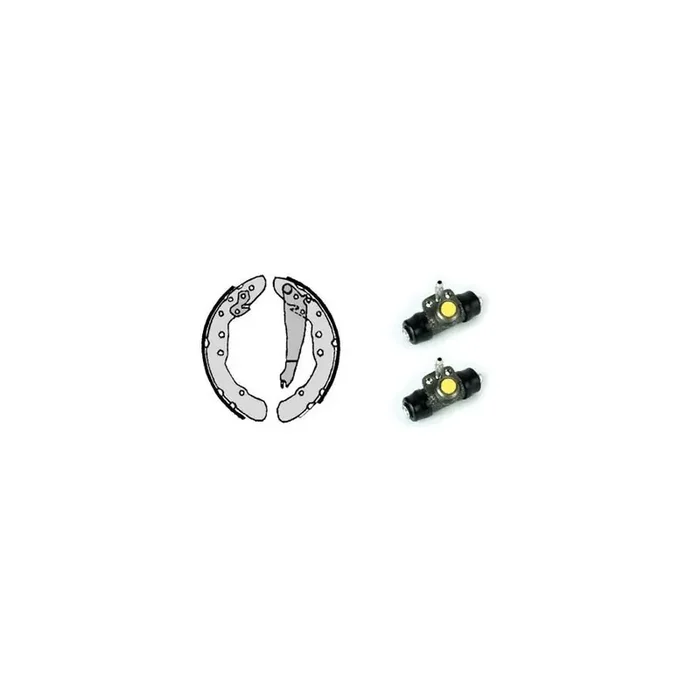BREMBO STANDARD KIT H 85 035 Brake Shoe Set Ø 230mm