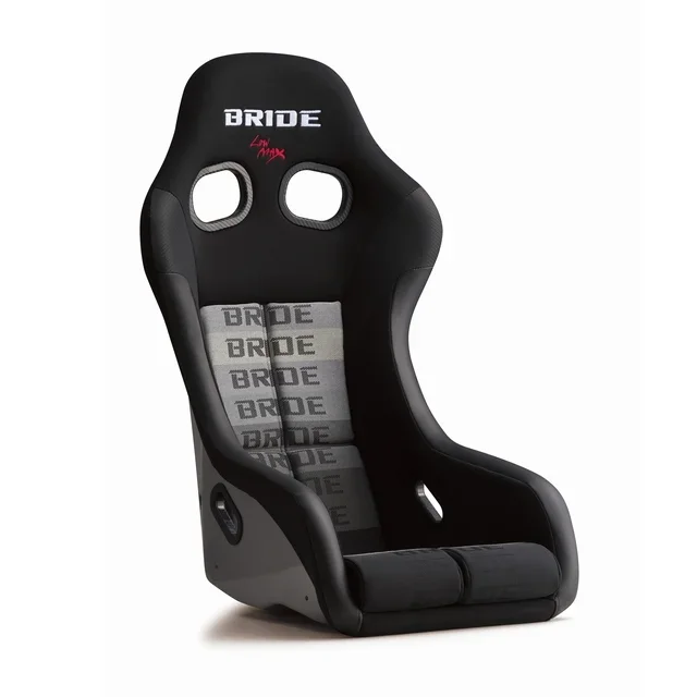 Bride Japan Zeta IV Gradation Logo – Silver / Carbon Back – Standard Cushion – Low Max