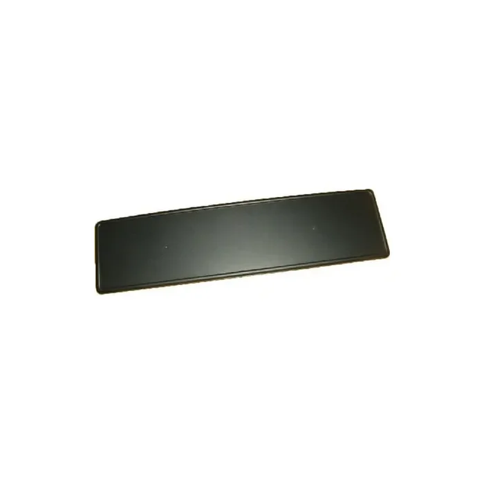 BUGIAD BSP20634 Number plate holder for SKODA FABIA Front, Black, frameless