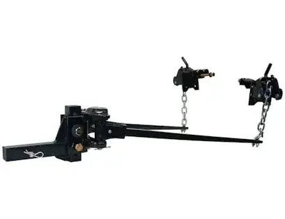 Buyers Products Company 5421012 Weight Distributing Hitch – Trunnion Bar-Black Powder Coated