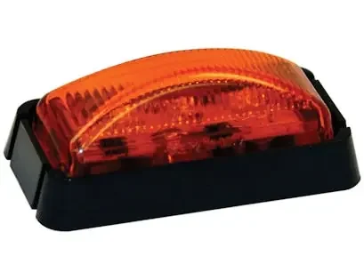 Buyers Products Company 5622203 2.5 Inch Amber Surface Mount/Marker Clearance Light Kit With 3 Leds