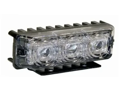 Buyers Products Company 5624433 4.375 Inch Clear Rectangular Projector Light With 3 Led