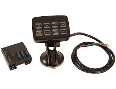 Buyers Products Company 6391209 8 Function Programmable Pre-Wired Switch Panel For Lightbar Operation