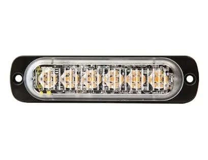 Buyers Products Company 8891904 Thin 4.5 Inch Blue Horizontal Led Strobe Light