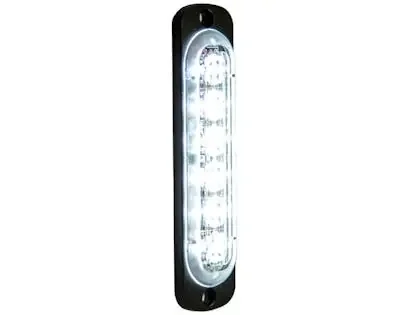 Buyers Products Company 8891911 Thin 4.5 Inch Clear Vertical Led Strobe Light