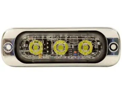 Buyers Products Company 8892301 Thin 3.5 Inch Clear Strobe Light