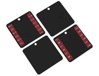 Buyers Products Company 8895404 Self Adhesive Magnetic Mount Pad For Aluminum Cabs (4 Pack)