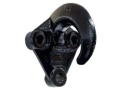 Buyers Products Company B076A 3- Hole Black Powder Coated Drop Forged Bolt-On Heavy-Duty Towing Hook