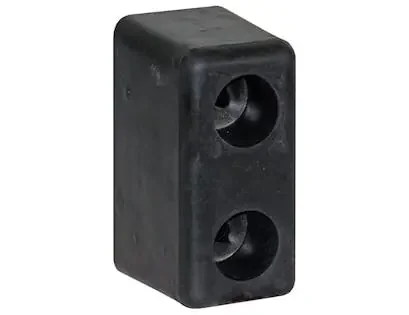 Buyers Products Company B5500 Molded Rubber Bumper – 3 X 3-1/2 X 6 Inch Tall – Set Of 2