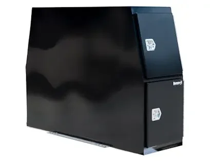 Buyers Products Company BP855924B 59X24X85 Inch Flat Floor Black Steel Backpack Truck Box