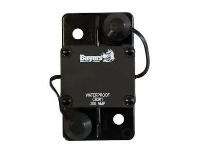 Buyers Products Company CB201 200 Amp Large Frame Circuit Breaker – Auto Reset