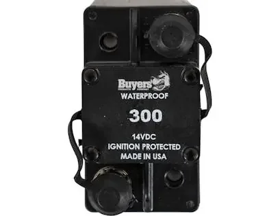 Buyers Products Company CB300 300 Amp Large Frame Circuit Breaker – Auto Reset