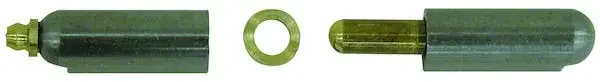 Buyers Products Company FBP120GF Steel Weld-On Bullet Hinge With Brass Pin/Bushing/Grease Fitting .77 X 4.72 Inch