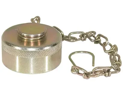 Buyers Products Company QDDC121 Steel Dust Cap With Chain For 3/4 Inch Npt Coupler