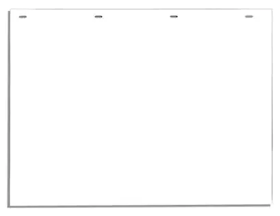 Buyers Products Company RC18PPW Super Durable White Polymer Mudflaps 24X18 Inch