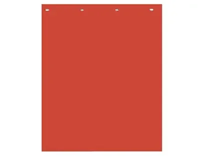 Buyers Products Company RC30PPR Super Durable Red Polymer Mudflaps 24X30 Inch