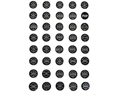 Buyers Products Company VSK040 Remote Valve Cable Control Knob Decal Sheet