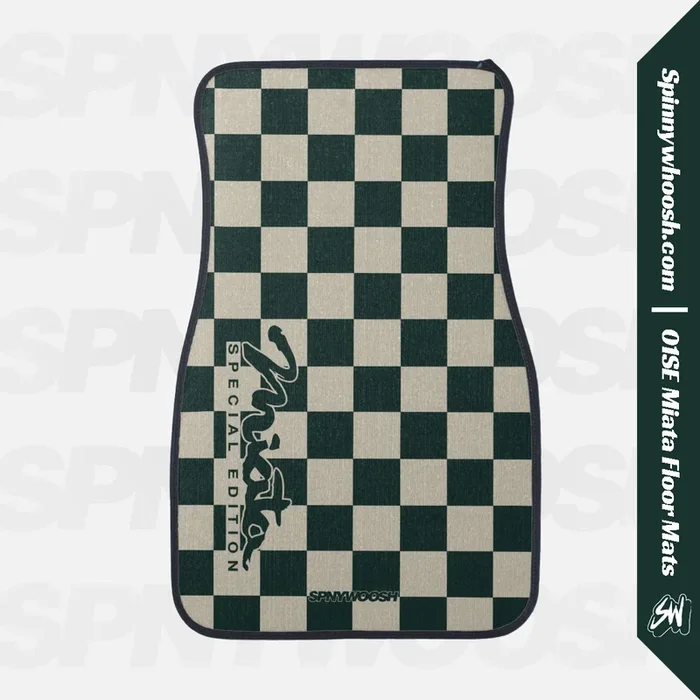 Car Floor Mat – 01 SE Miata Checkered