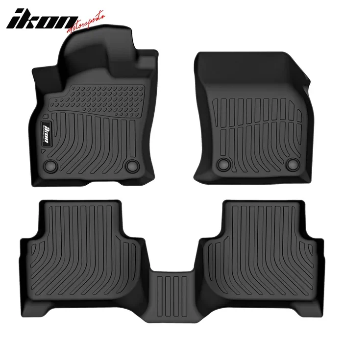 Car Floor Mat for 2019-2025 Audi Q3 All Weather 3D 1st 2nd Row TPE