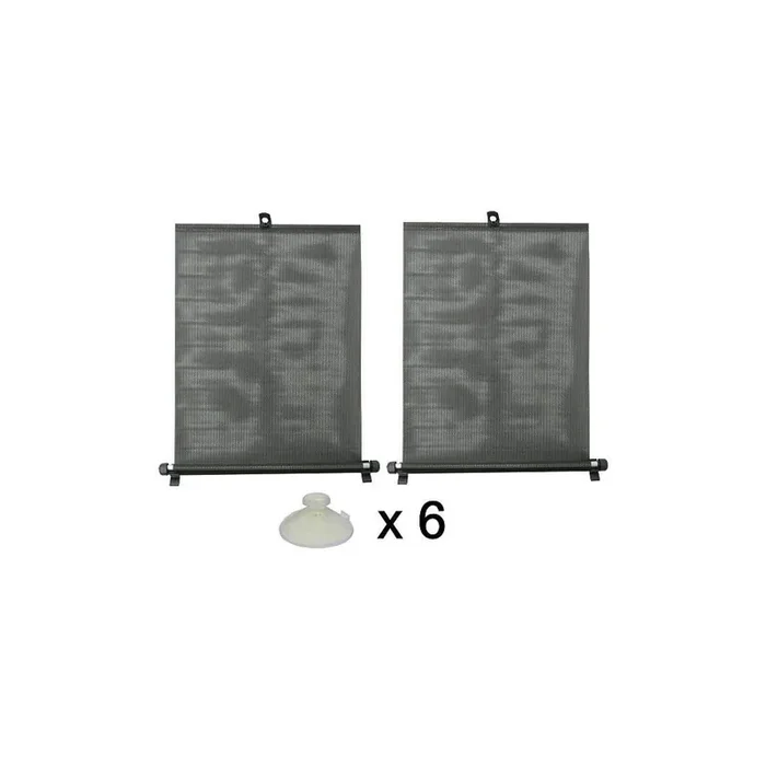 CARCOMMERCE 42645 Car sun shade Black, Quantity 2