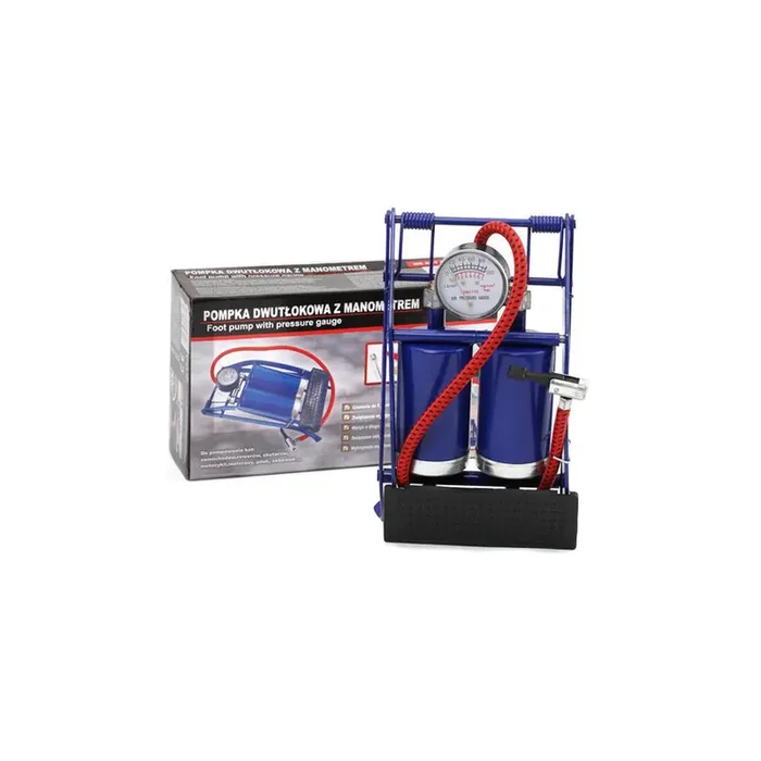 CARCOMMERCE 61377 Foot pump double barrel