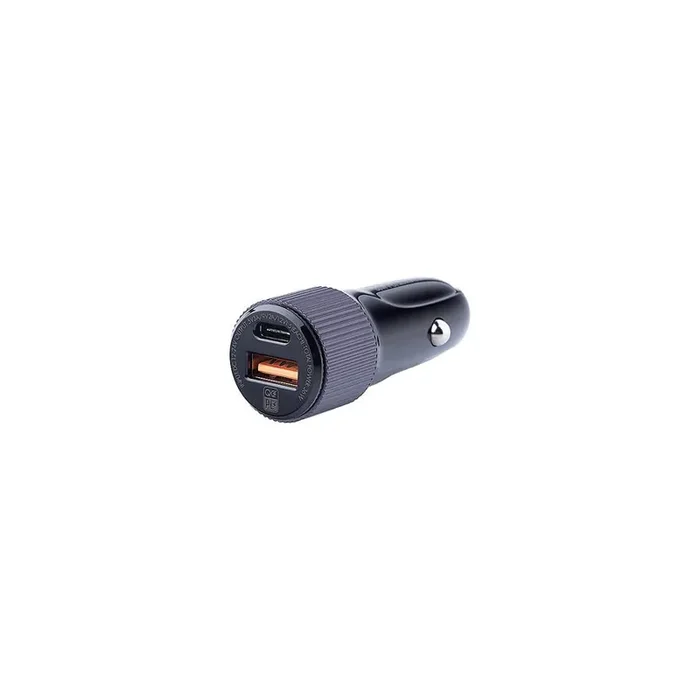 CARMOTION 63015 In-car charger Number of inlets/outlets 2, USB type-A, USB type-C, Black