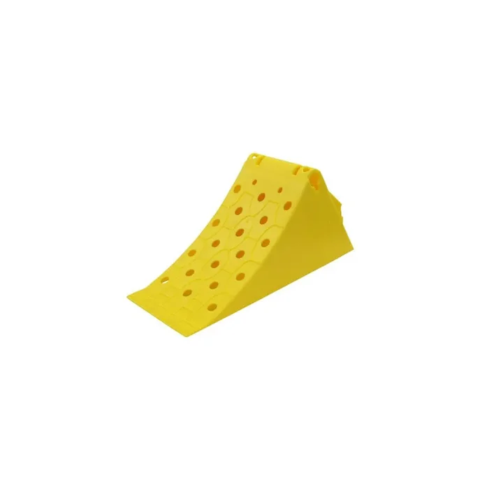 CARMOTION 86423 Wheel chock Yellow, Plastic