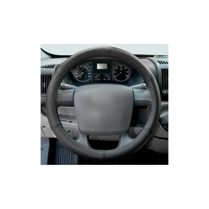 CARPASSION 10066 Steering wheel cover Ø 49-51cm, Leather