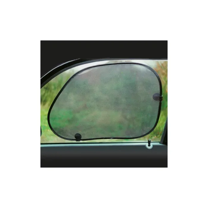 CARPOINT 0510101 Car sun shade Clear/black, Quantity 2