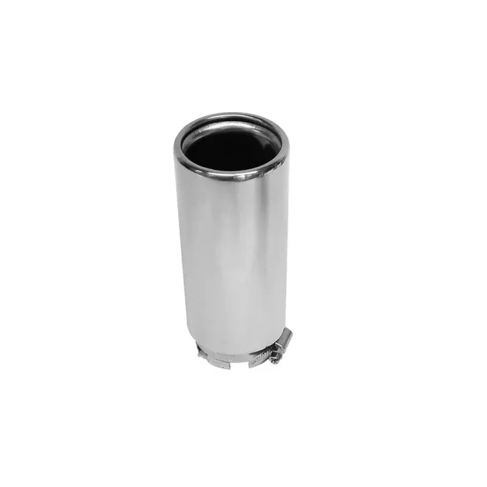 CARPOINT 2218764 Exhaust tip 50 mm, Silver, Stainless Steel, 165mm, 30mm