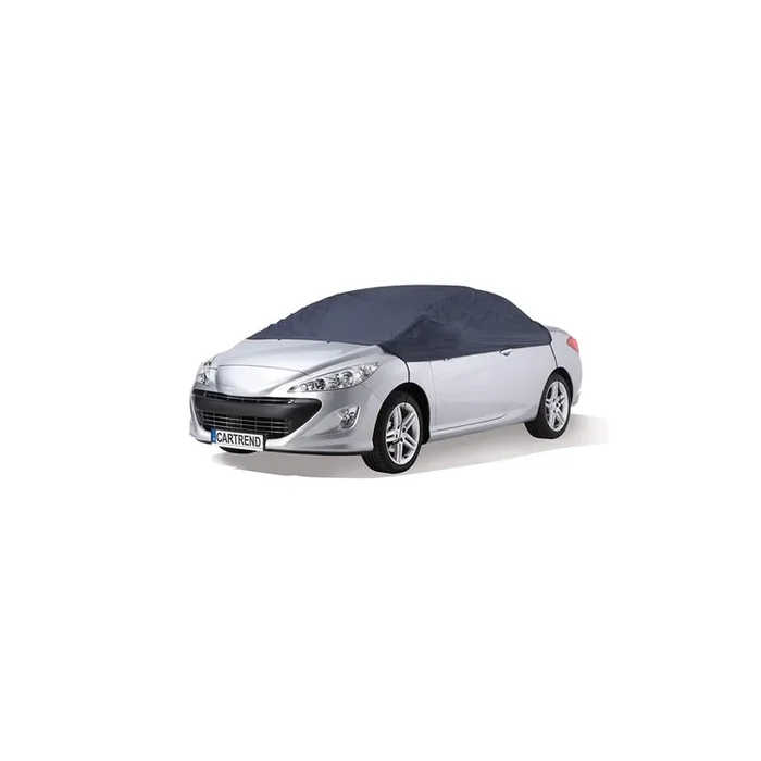 CARTREND 70341 Car cover half-size, XL 145×315 cm, Blue