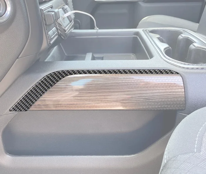 Center Console Accent Overlays Fits 2019-2021 Chevrolet Silverado