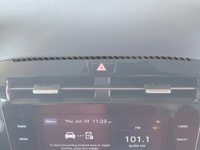 Center Dash Line Accent Trim Fits 2022-2026 Hyundai Santa Cruz