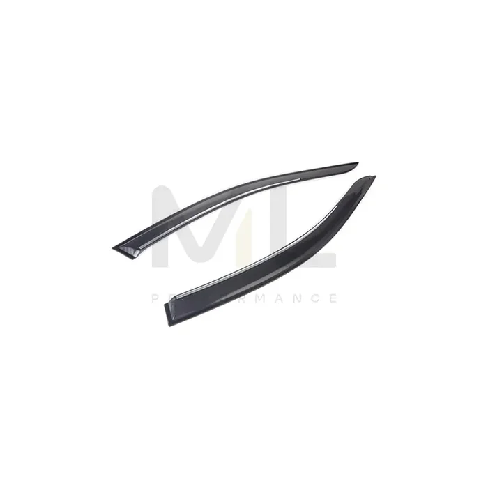 ClimAir CLI0031430 Wind Deflectors for Lancia Y10 (156), Front, Smoke Grey