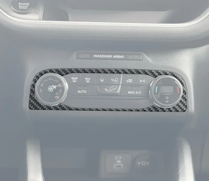 Climate Control Accent Overlay Fits 2021-2024 Ford Bronco Sport