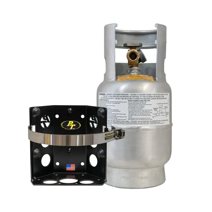 COMBO – 5 lb Aluminum Propane Tank + Teton LOCKER Bracket