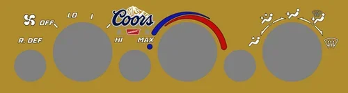 Coors Banquet Edition Climate Control Overlay
