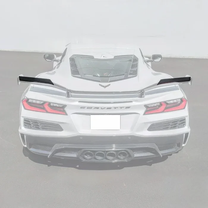 Corvette C8 Z06 High Wing Spoiler Wicker Bill Extension