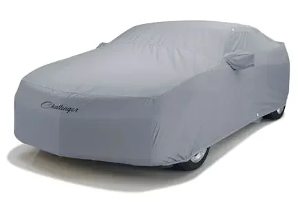 Covercraft Custom Car Covers C18438FE12PG Custom WeatherShield HP Car Cover with Challenger logo